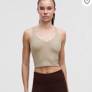 Lululemon align tank top in tan. Excellent used condition.